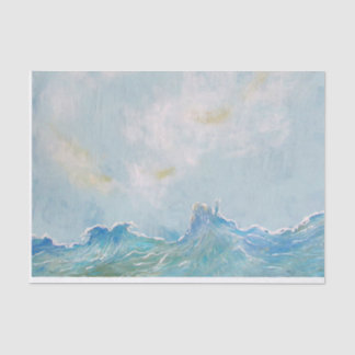 Seda Decoupage de Papel Tema do Oceano