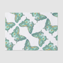 Seda Design de borboleta de Swallowtail em papel tecidu