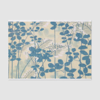 Seda Design de Flor Antiquado - Papel Tecido para Arran