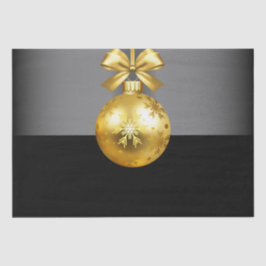Seda Dourado Papel de Tecido de Feriado de Ornamento