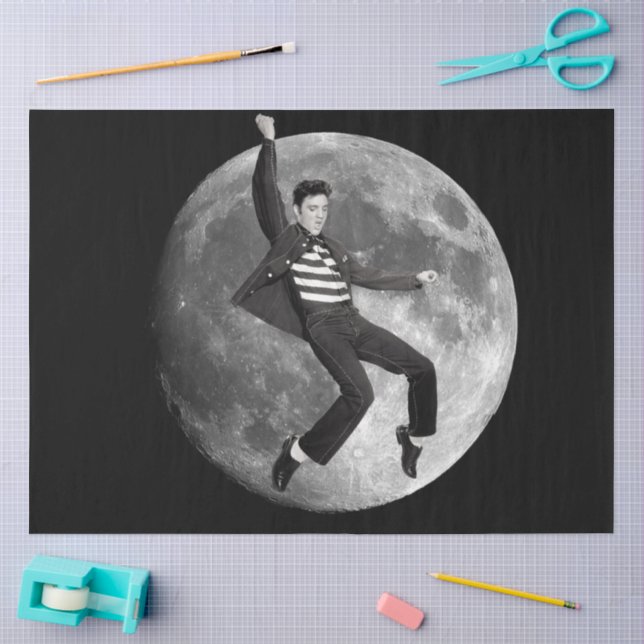 Seda Elvis e o Lenço de Papel da Lua (Arte )