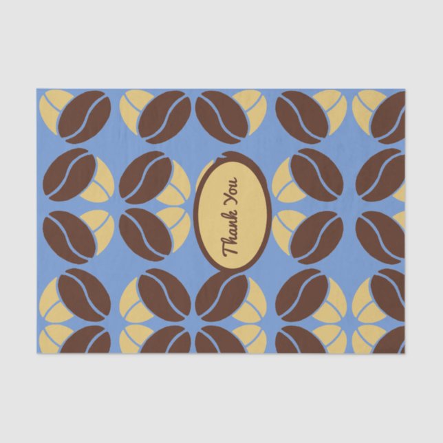 Seda Embalagem De Papel De Tecido De Barbeamento De Caf (Frente )