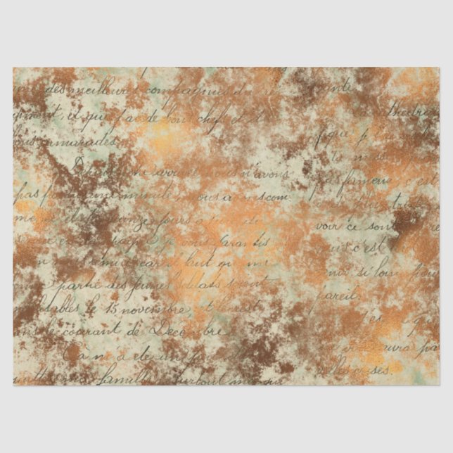 Seda Ephemera Série de Papel de Outono Design 23 (Frente )