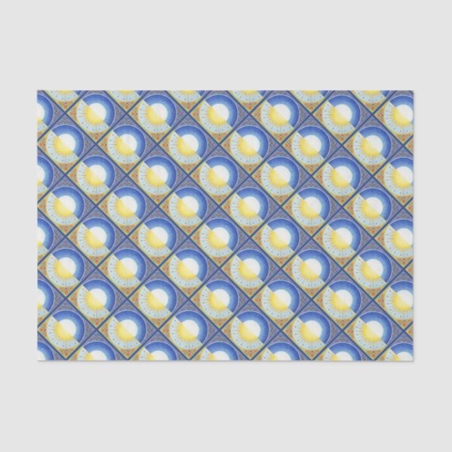 Seda Equinócio celta Sun & lenço de papel da lua (Frente )