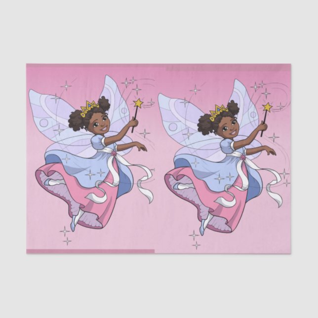 Seda "Eu sou uma princesa bonito" lenço de papel (Frente )