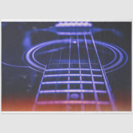 Seda Feche o papel de dissociação de fotos do violão de