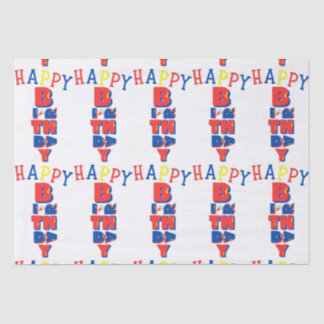 Seda Feliz Aniversário - Remix de Papel Tecido