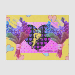 Seda Feliz dia de os namorados COLAGEM Papel Tecido