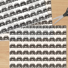 Seda Figuras Papel Tecido de Silhuette de Carro Figaro