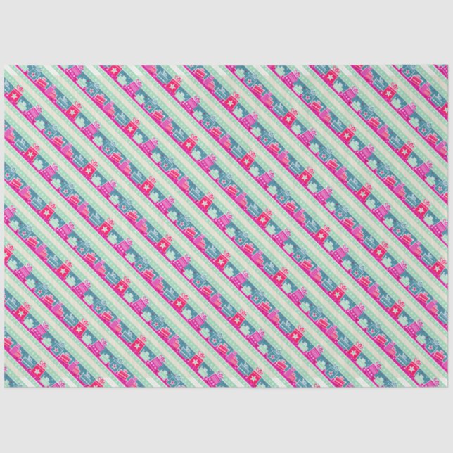 Seda Flocos de neve e apresenta papel tecidular (Frente )