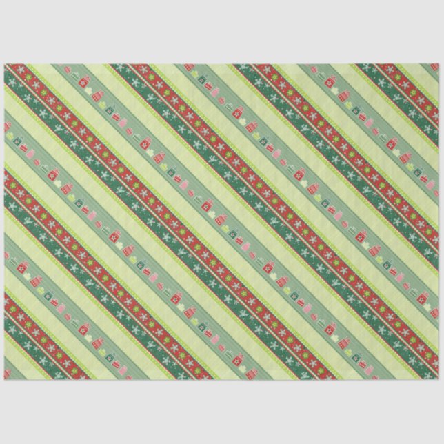 Seda Flocos de neve e apresenta papel tecidular (Frente )