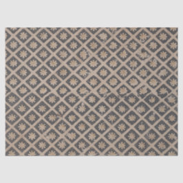 Seda Flores dentro de quadrados de papel de dissociação