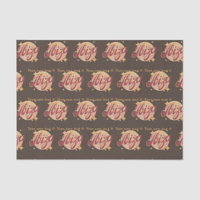 Seda Folha de presente de Papel Tecidual que embrulha a (Frente )