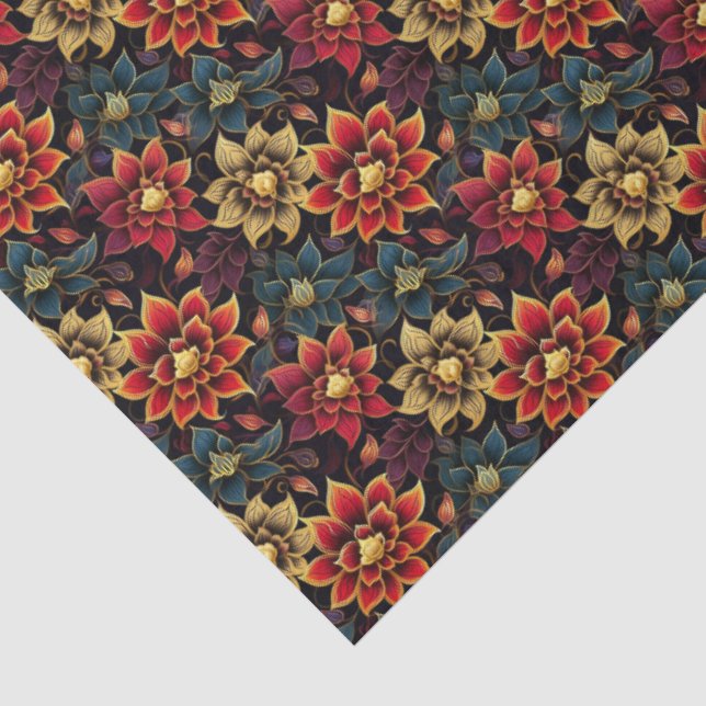 Seda Folhas de Papel de Presente Elegantes (Detalhes)
