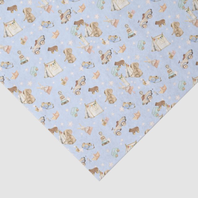 Seda Folhas de papel de seda, Brinquedos Antigos Fundo  (Detalhes)