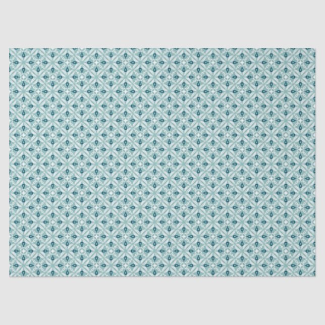 Seda Folhas de Papel de Tecido Petaline (Névoa Oceânica (Frente )