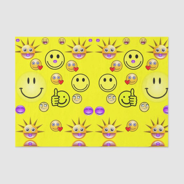 Seda Folhas decorativas de papel tecidular (Frente )