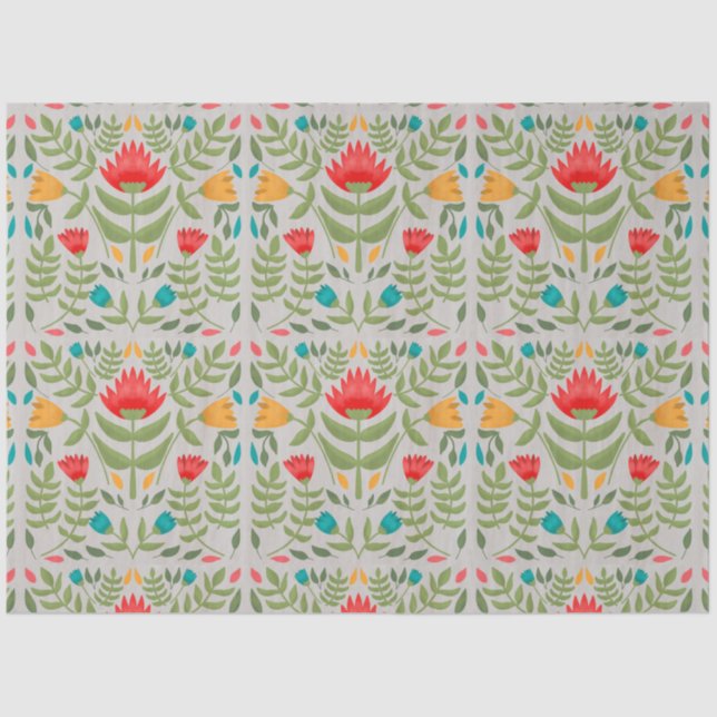 Seda Folheto Folheto Papel Tecido de Decoupage de Padrã (Frente )