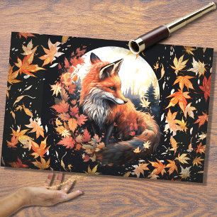 Seda Fox no Luar 3 Papel de Decoupage