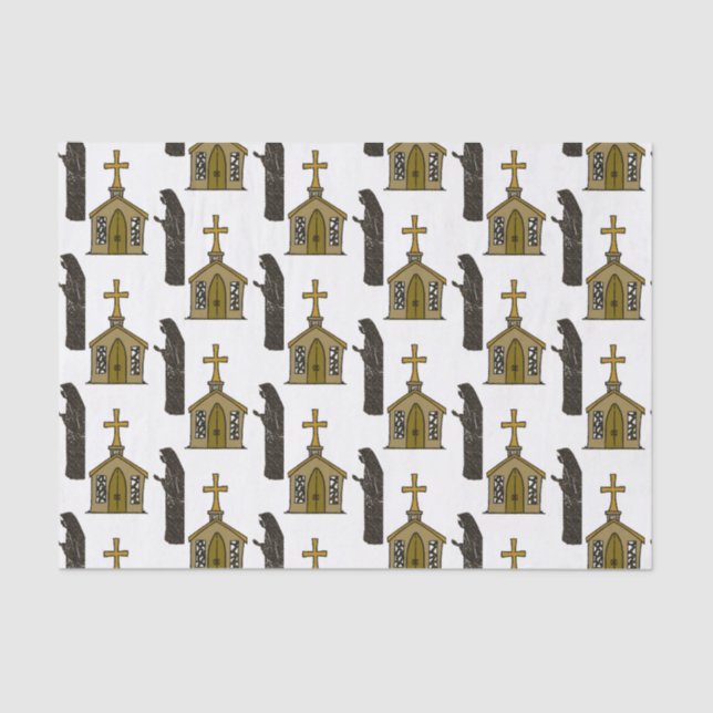 Seda freira de papel de tecido decorativo (Frente )