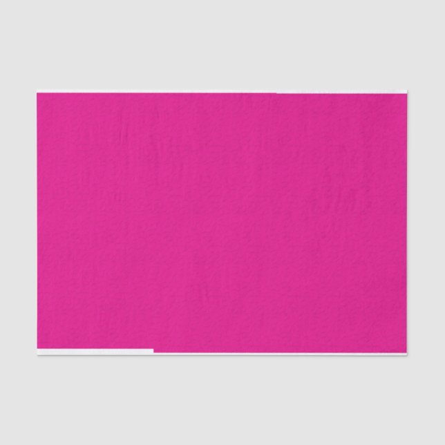 Seda Fúcsia cor-de-rosa 10" X 15" lenço de papel (Frente )