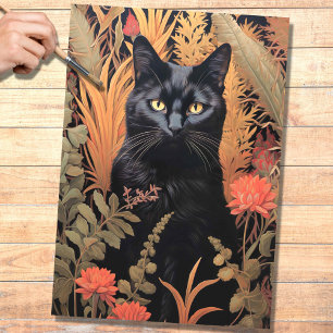 Seda Gato na tapeçaria 4 Papel de Decoupage