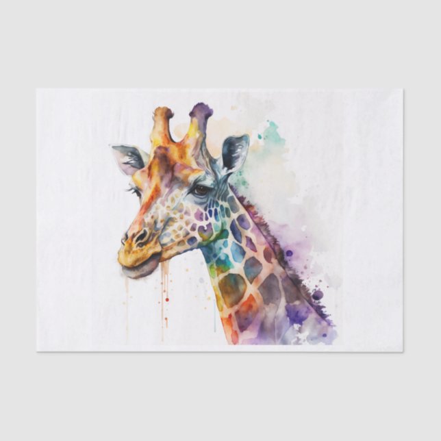 Seda GIRAFFE - belo papel de dissociação (Frente )