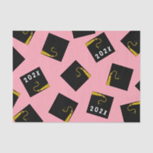 Graduação 2025 Papel de Tecido Rosa