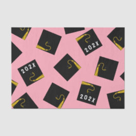 Seda Graduação 2025 Papel de Tecido Rosa