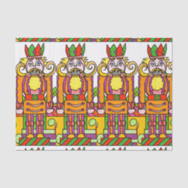 Seda Grande lenço de papel dos Nutcrackers