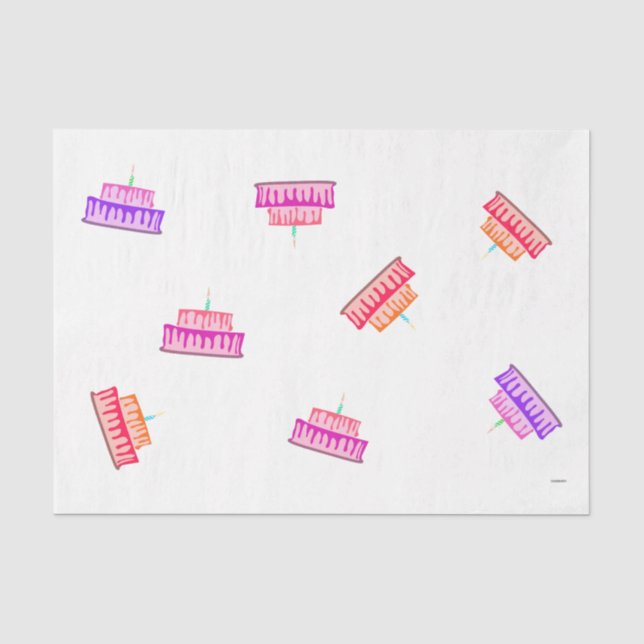 Seda HAMbyWG - Papel Tecido de Bolo de Aniversário (Frente )