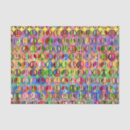 Seda Hippie Tie-Dye Passe de Papel Tecido