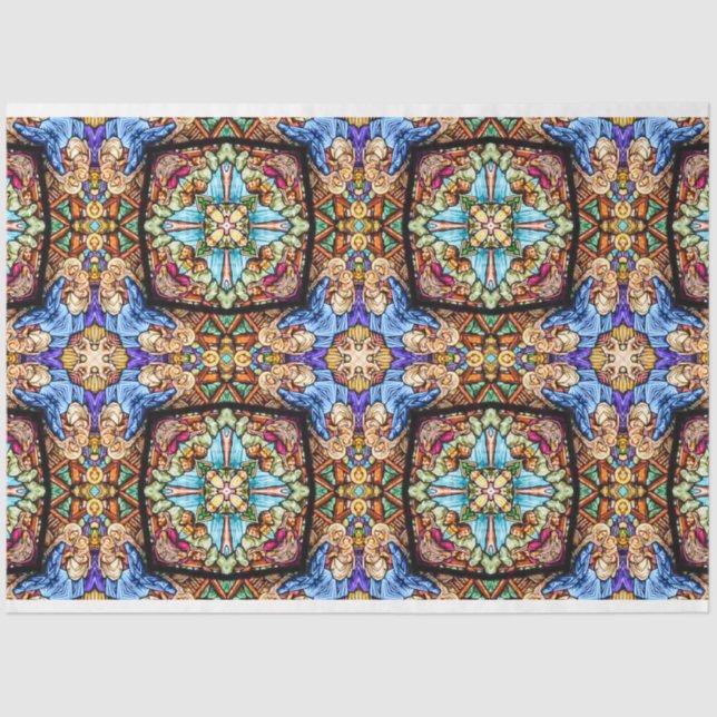 Seda Imagem de Natal para Papel Tecido (Frente )