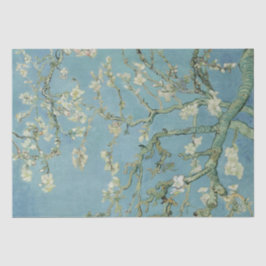 Seda Impressão de Papel Tecido Van Gogh Almond Blossomo