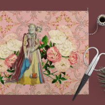 Inglês Floral Romance - Papel Tecidual de Decoupag