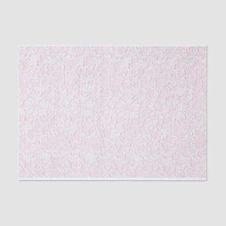 Seda Laço branco no rosa, 10" x 15" lenço de papel