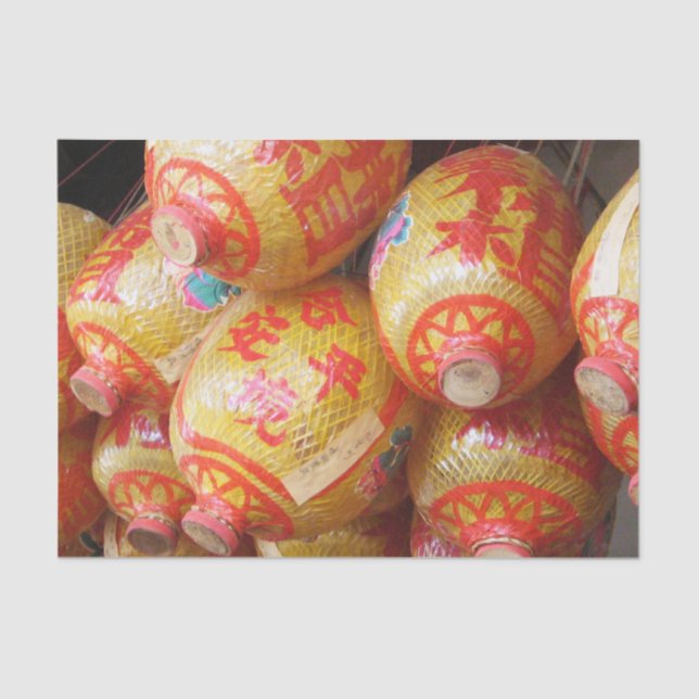 Seda Lanteras de Papel Chinês Sortudos (Frente )