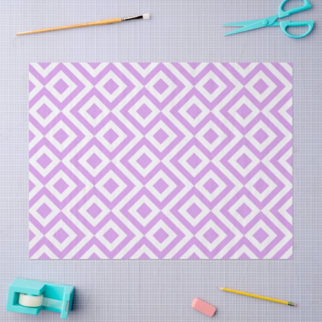 Seda Lavanda e Papel de Teclado Branco (Arte )