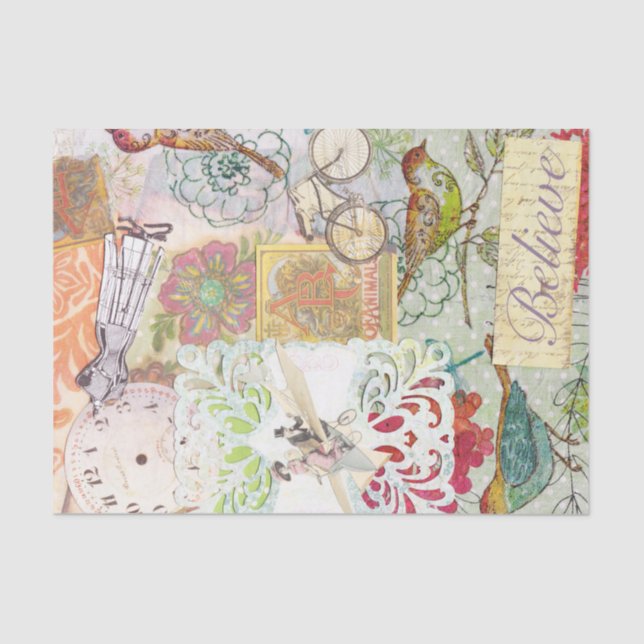 Seda Lenço de papel (Frente )