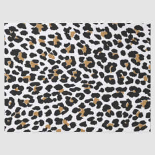 Seda Lenço de papel à moda do impressão do leopardo