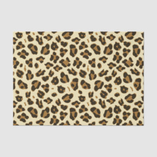 Seda Lenço de papel à moda do impressão do leopardo
