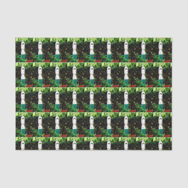 Seda Lenço de papel abençoado da mãe (Frente )