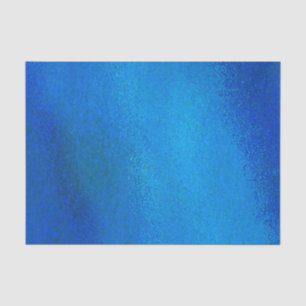 Seda Lenço de papel abstrato do costume 10lb do azul,