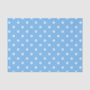 Seda Lenço de papel azul 2 das bolinhas