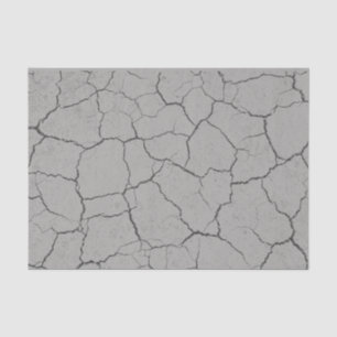 Seda Lenço de papel cinzento cinzento rachado do