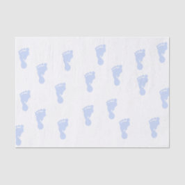 Seda Lenço de papel cor-de-rosa das pegadas 10lb do