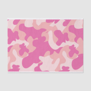 Seda Lenço de papel cor-de-rosa de Camo