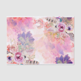 Seda Lenço de papel da Aquarela