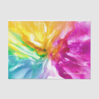 Seda Lenço de papel da arte abstracta