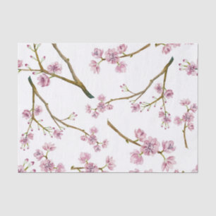 Seda Lenço de papel da flor de cerejeira de Sakura